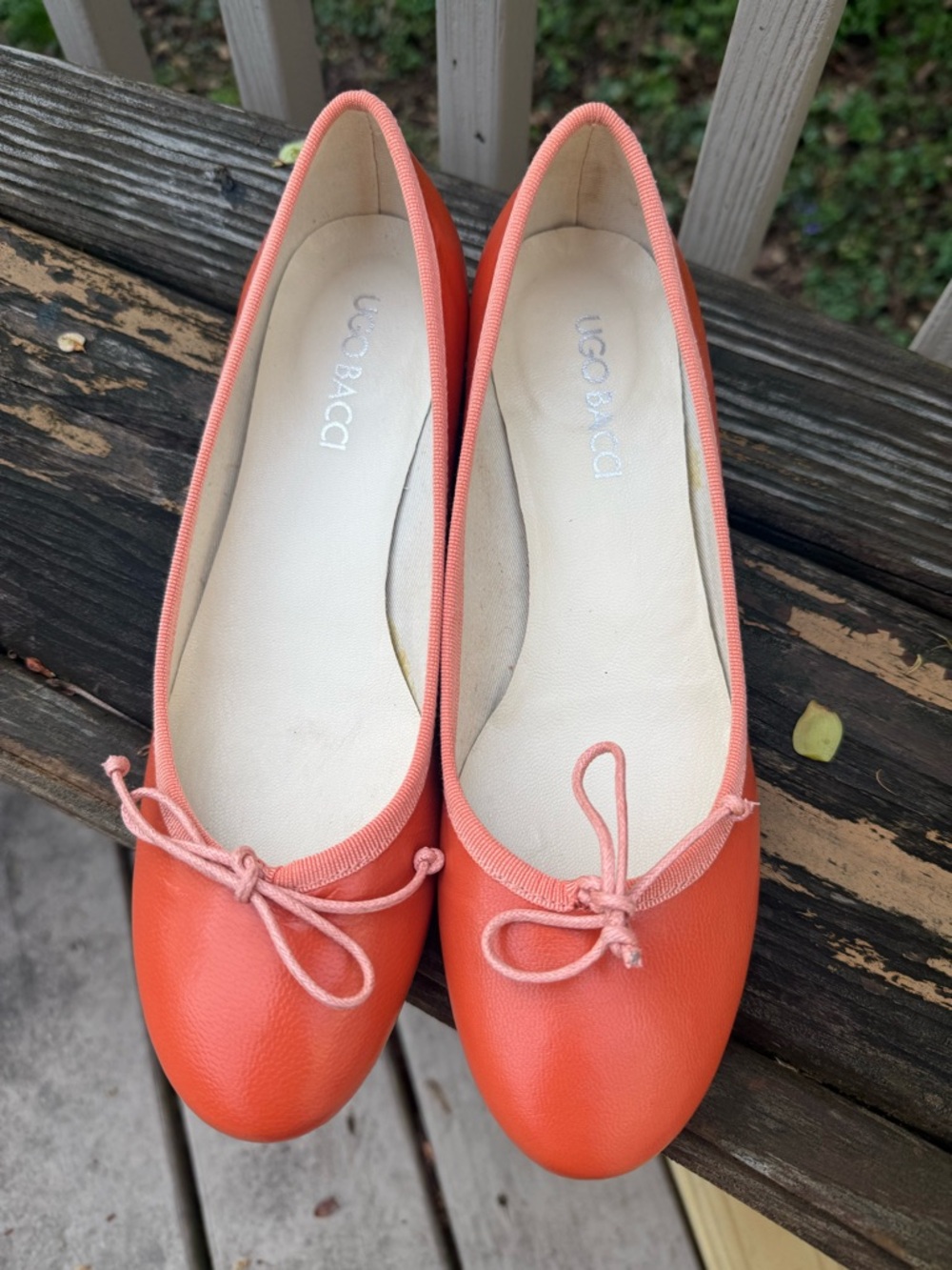 Cuoio Naturale Coral Lavorazine Artigiana  Flats